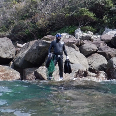 【素潜り漁師直送】【袋に入った冷凍のままでレンジ対応】【南さつま市　笠沙産　天然タカジ貝】