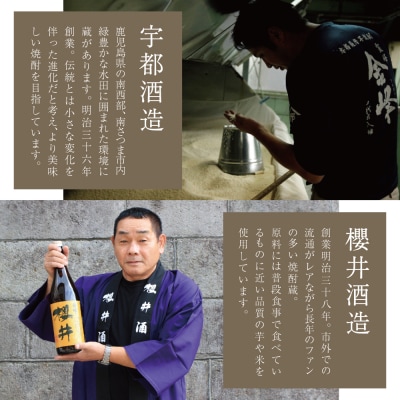 【本格芋焼酎】南さつま厳選芋焼酎1.8L 4本セット(紅) 飲み比べ 芋焼酎 お酒 鹿児島 記念品