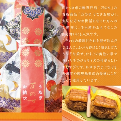 【母の日ギフト】鹿児島県産 鰻 うなぎ専門店「万のせ」 うなぎ蒸しおむすび9個