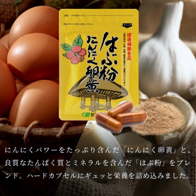 【健康補助食品】はぶ粉にんにく卵黄 (31粒入り×2袋)