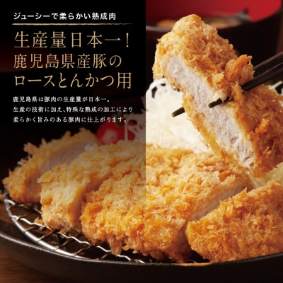 【氷感熟成豚】鹿児島県産 豚ロース とんかつ・ソテー用 計1.2kg