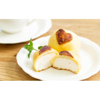 【2種類のチーズ使用】ハートのチーズ饅頭 15個