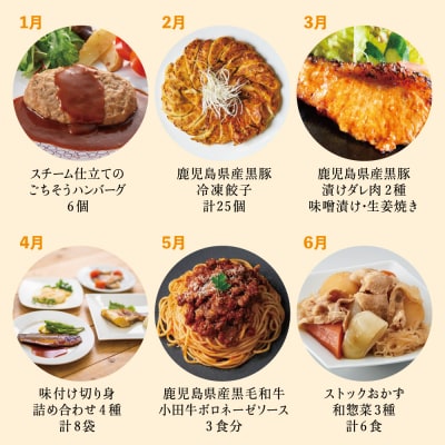 お肉とお魚の贅沢おかず定期便(全12回)