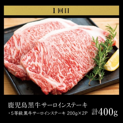 【定期配送(3回)】ブランド牛 「鹿児島黒牛」 お試し定期便 黒毛和牛 JA食肉かごしま