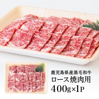 【鹿児島県産】黒毛和牛 焼肉用ロース 400g 4等級以上 スターゼン