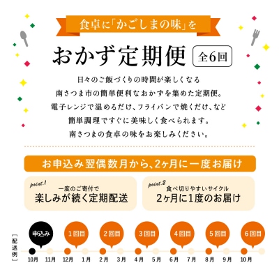 おかず定期便(全6回)偶数月◆2ヶ月に1度◆ハンバーグ ローストビーフ 角煮 煮魚 ビビンバ 惣菜