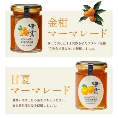 【清木場果樹園】柑橘マーマレード 3種セット シングルモルト津貫使用