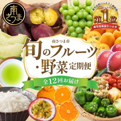 【定期便】南国の恵み 旬のフルーツ・野菜定期便(全12回)