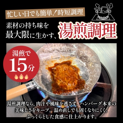 鹿児島県産黒毛和牛ハンバーグ 140g×10個セット