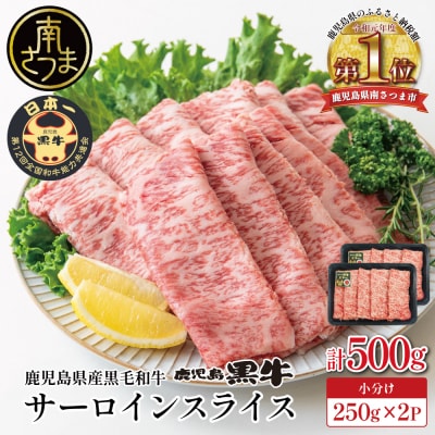 【期間・数量限定】黒毛和牛 サーロイン スライス 計500g すき焼き・しゃぶしゃぶ用