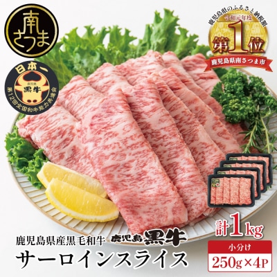 【期間・数量限定】黒毛和牛 サーロイン スライス 計1kg すき焼き・しゃぶしゃぶ用