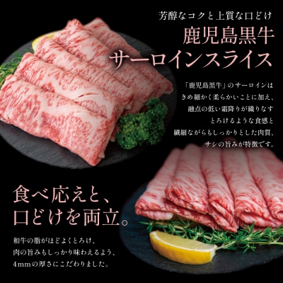 【期間・数量限定】黒毛和牛 サーロイン スライス 計1kg すき焼き・しゃぶしゃぶ用