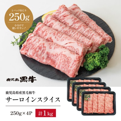 【期間・数量限定】黒毛和牛 サーロイン スライス 計1kg すき焼き・しゃぶしゃぶ用