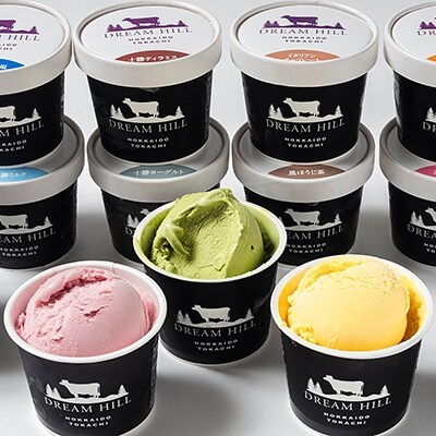 ドリームヒル よくばりアイスクリームセット<100ml×14ヶ> ★北海道の人気ジェラート店のアイス