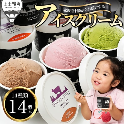ドリームドルチェ よくばり アイス 100ml×14個(14種) 北海道 アイスクリーム スイーツ