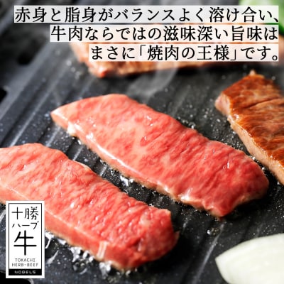 十勝ハーブ牛 カルビ 焼肉 500g 北海道産 牛肉 赤身
