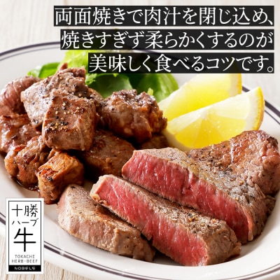十勝ハーブ牛 ヒレ ステーキ 計500g 北海道産 牛肉 赤身
