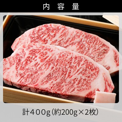 十勝ナイタイ和牛 サーロインステーキ 計400g 北海道産 5・4等級黒毛和牛