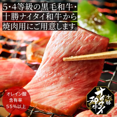 十勝ナイタイ和牛 肩ロース焼肉 400g 北海道産 5・4等級黒毛和牛