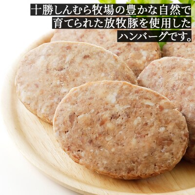 十勝しんむら牧場 放牧豚のハンバーグ 150g×10個 北海道産 冷凍