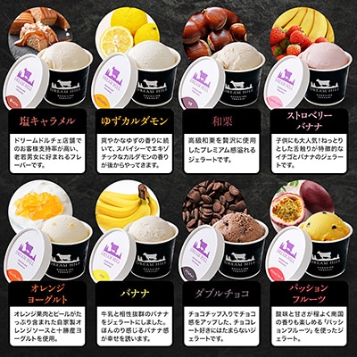 ドリームドルチェ ハッピージェラートセット 100ml×14個 北海道 スイーツ アイスクリーム