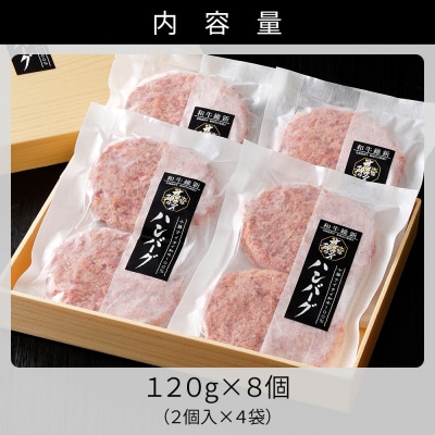 十勝ナイタイ和牛 100% ハンバーグ 120g×8個 北海道産 和牛肉使用