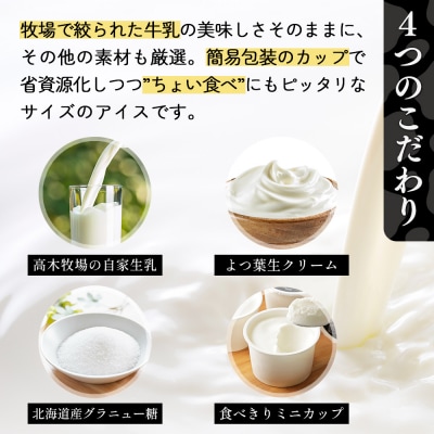 十勝もーもースイーツ 牛乳そのまんま アイス 3種セット 80ml×24個 北海道 アイスミルク