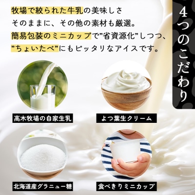 十勝もーもースイーツ 牛乳そのまんま アイス ココア 80ml×24個 北海道 アイスミルク