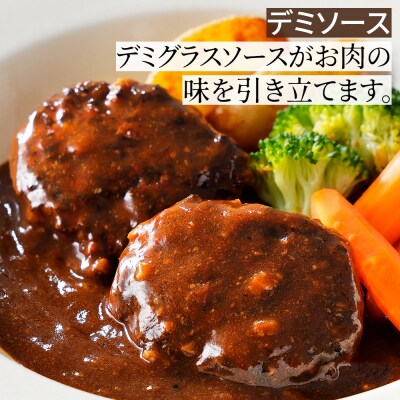 十勝ハーブ牛と北海道産ポークの贅沢煮込みハンバーグ 200g×8個 小分け 個包装