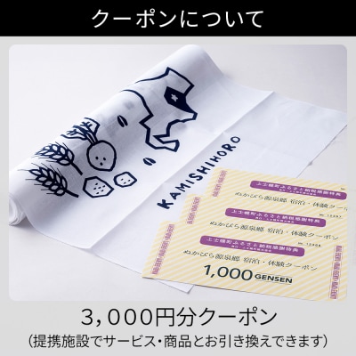 上士幌・ぬかびら源泉郷 宿泊・体験クーポン 3,000円分 北海道 十勝 ホテル 旅館 宿泊