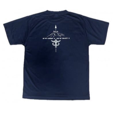 【日本百名山】幌尻岳記念Tシャツ(M)紺