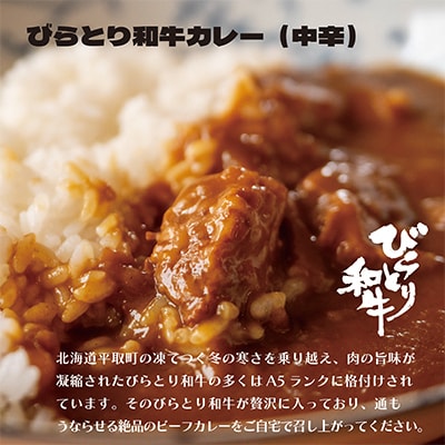 びらとり和牛カレー中辛・びらとりトマトカレー・ミートソースセット(各2箱)