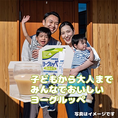 北海道日高乳業【春夏期間限定】白ぶどうヨーグルッペ200ml×24本　