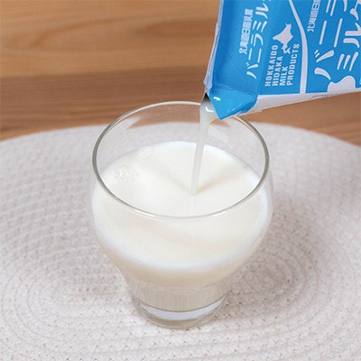 【毎月定期便】北海道日高乳業 バニラミルク200ml×24本全6回