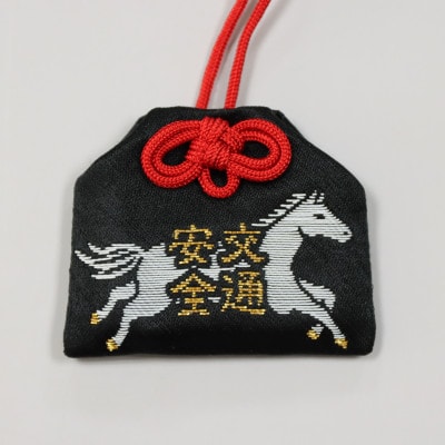 【義経神社】交通安全御守(黒吸盤式)
