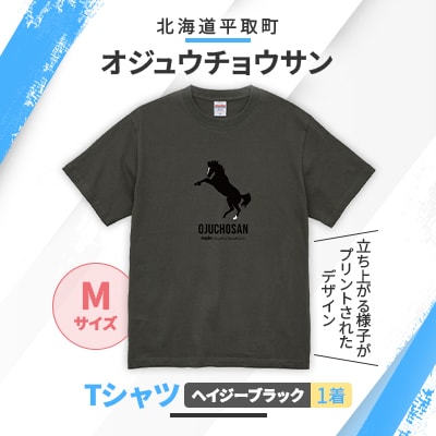 【オジュウチョウサン】Tシャツ【サイズM】ヘイジーブラック