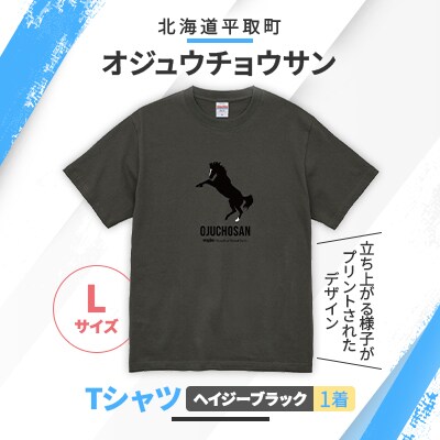 【競馬グッズ】【オジュウチョウサン】Tシャツ【Lサイズ】ヘイジーブラック