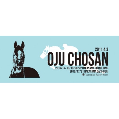 【オジュウチョウサン】シャーリングフェイスタオル