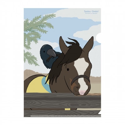 【競馬グッズ】【破壊神タニノギムレット】クリアファイル　イラスト5枚入り