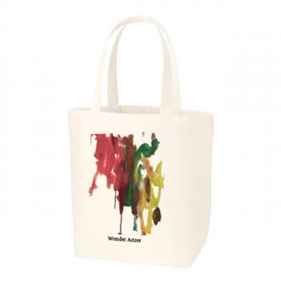 【競馬グッズ】【ワンダーアキュート画伯】絵画トートバッグ