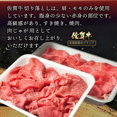 佐賀牛 肩・もも切り落とし500g