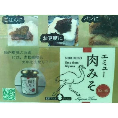 エミューキーマカレー(中辛)・肉みそ