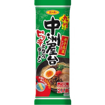 「棒状 九州中洲屋台ピリ辛とんこつラーメン」1ケース(計30袋/60食)