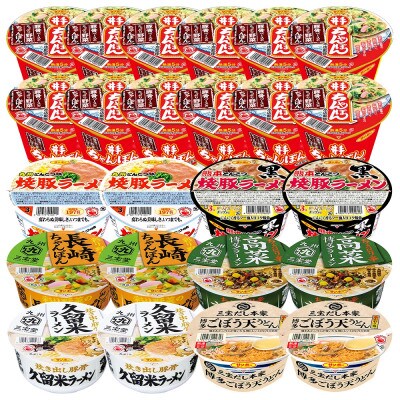 井手ちゃんぽん・カップ麺詰合せ 各1ケース(計24個)