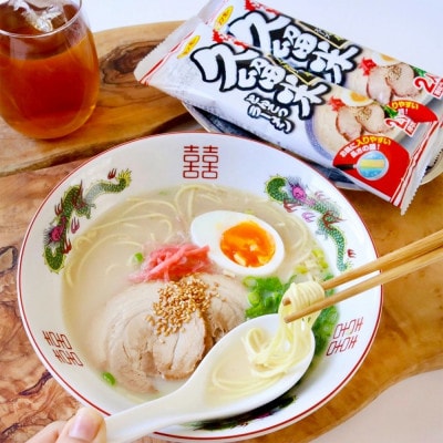 【3ヵ月毎定期便】「棒状 九州久留米とんこつラーメン」1ケース(計30袋/60食)全4回
