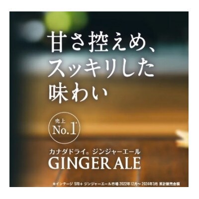 カナダドライジンジャーエール 1.5L　1箱(6本)