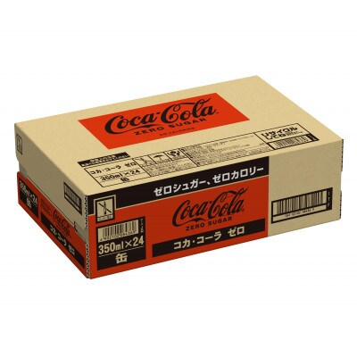 コカ・コーラゼロ　350ml缶　2箱(48本)