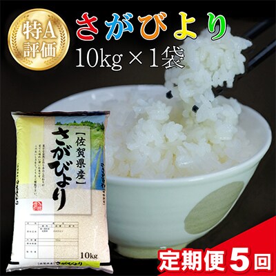 【毎月定期便】さがびより 10kg(1袋)全5回