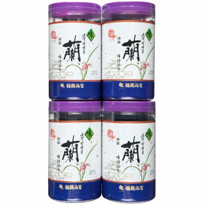 佐賀県有明海産味付海苔詰め合せ(特撰蘭4本詰)