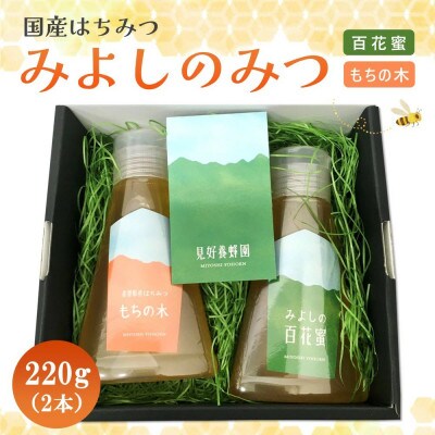 みよしのみつ(百花蜜・もちの木)220g×2本